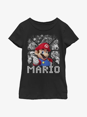 Nintendo Super Mario Buddies Youth Girls T-Shirt