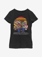 Nintendo Super Mario Group Youth Girls T-Shirt