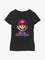 Nintendo Super Mario Star Youth Girls T-Shirt