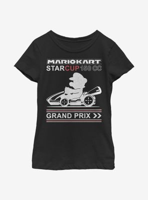 Nintendo Super Mario Star Cup Youth Girls T-Shirt