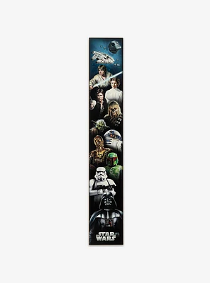 Star Wars Line Up Wood Wall Décor