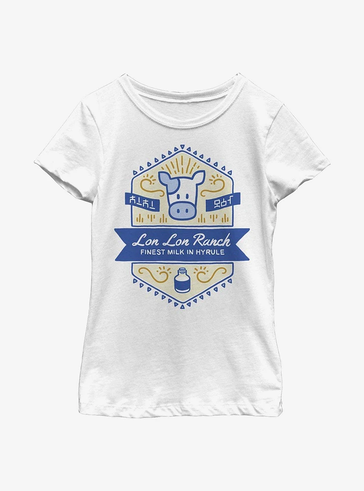 Nintendo The Legend Of Zelda Lon Ranch Youth Girls T-Shirt