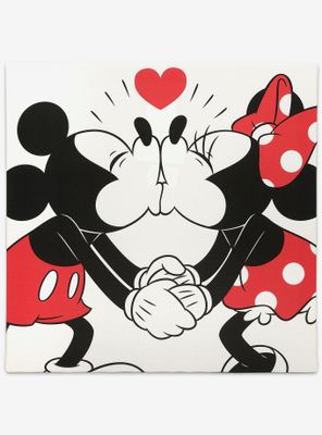 Disney Mickey And Minnie 16" x 16" Canvas Wall Décor
