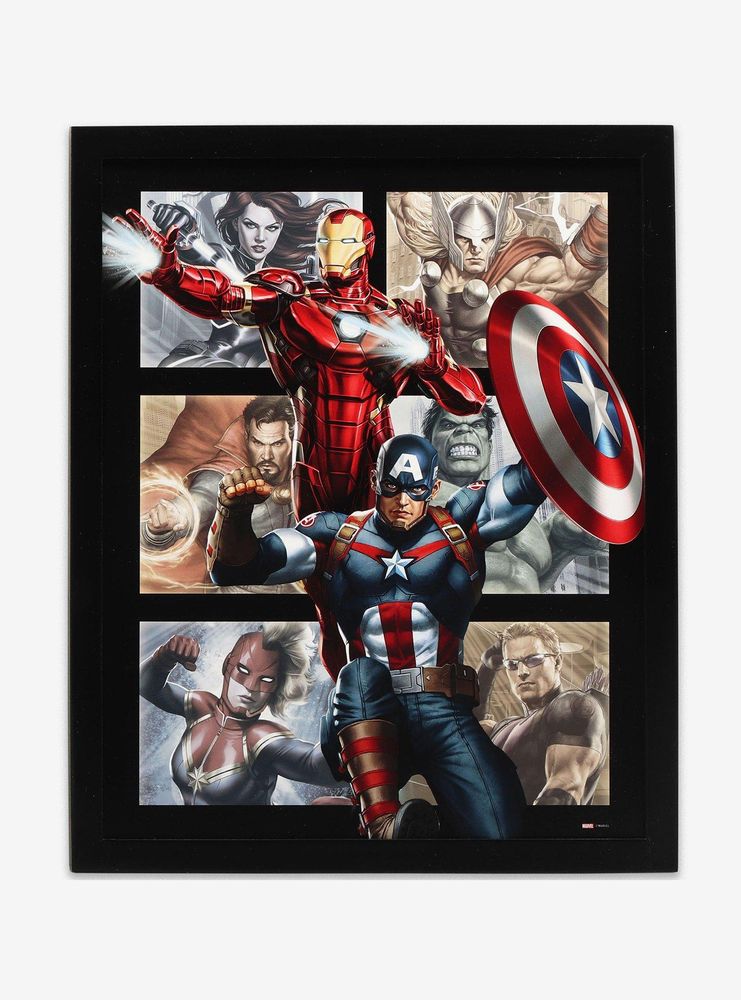 Marvel Avengers Framed Wall Décor