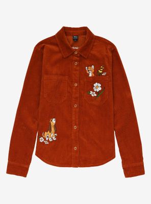 Her Universe Disney the Fox and Hound Always Be Friends Corduroy Shacket