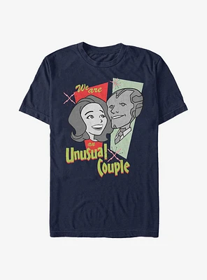 Extra Soft Marvel WandaVision Paired Couple T-Shirt