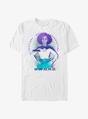 Extra Soft Marvel WandaVision S.W.O.R.D Glitch T-Shirt