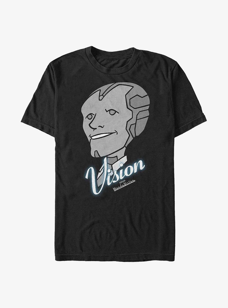 Extra Soft Marvel WandaVision Vision Grins T-Shirt