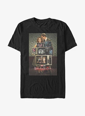 Extra Soft Marvel WandaVision WV Poster Through The Years T-Shirt