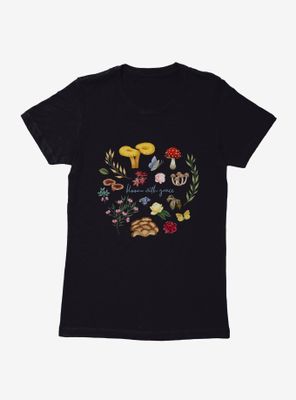 Mushroom Blossom With Grace Womens T-Shirt