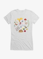 Mushroom Blossom With Grace Girls T-Shirt