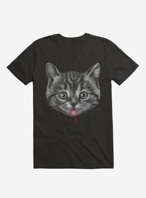 Black Pussy Cat T-Shirt