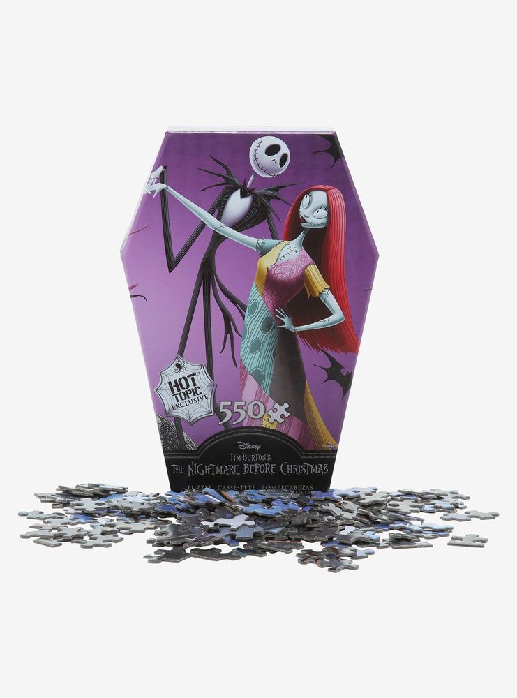 The Nightmare Before Christmas Purple Scene Puzzle Hot Topic Exclusive