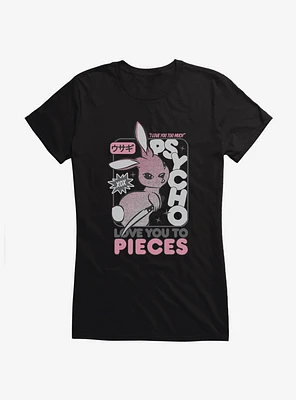 Knife Animals Love You To Pieces Girls T-Shirt