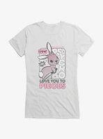 Knife Animals Love You To Pieces Girls T-Shirt