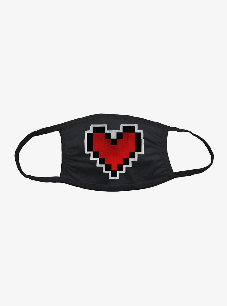 Life Is Strange Pixel Heart Face Mask