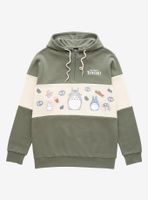 Studio Ghibli My Neighbor Totoro Forest Sprites Panel Hoodie - BoxLunch Exclusive