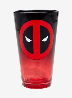 Marvel Deadpool Logo Ombre Pint Glass - BoxLunch Exclusive