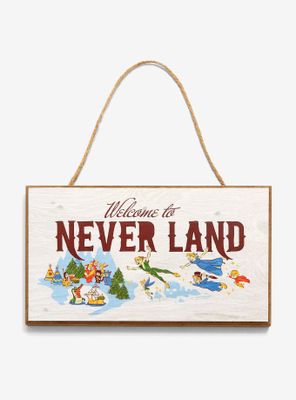 Disney Peter Pan Neverland Welcome Sign