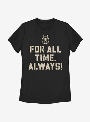 Marvel Loki For All Time Always Womens T-Shirt