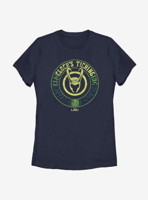 Marvel Loki Ticktock Womens T-Shirt