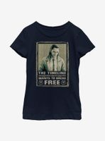 Marvel Loki Break Free Youth Girls T-Shirt