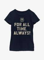 Marvel Loki For All Time Always Youth Girls T-Shirt