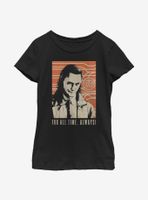 Marvel Loki Time Always Youth Girls T-Shirt