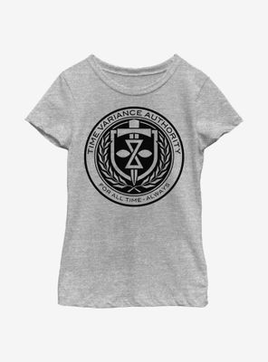 Marvel Loki Time Variance Authority Youth Girls T-Shirt