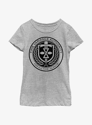 Marvel Loki Time Variance Authority Youth Girls T-Shirt