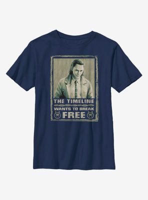 Marvel Loki Break Free Youth T-Shirt