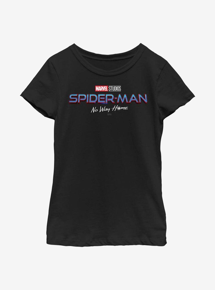 Marvel Spider-Man: No Way Home Logo Youth Girls T-Shirt
