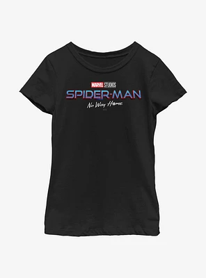 Marvel Spider-Man: No Way Home Logo Youth Girls T-Shirt