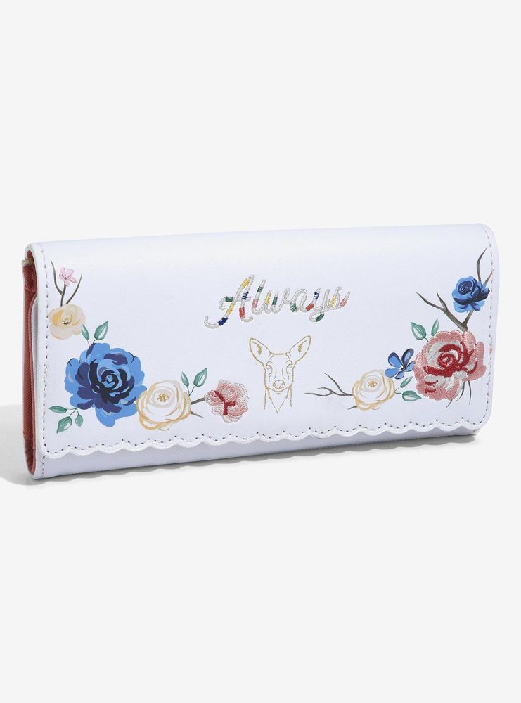 Loungefly Harry Potter Always Floral Wallet - BoxLunch Exclusive