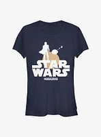 The Mandalorian Sunset Duo Girls T-Shirt