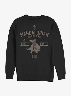 Star Wars The Mandalorian Blurrg Rider Crew Sweatshirt