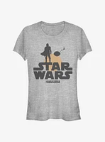 Star Wars The Mandalorian Sunset Duo Girls T-Shirt