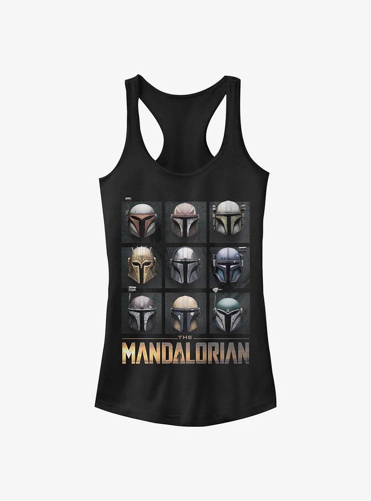 Star Wars The Mandalorian Mando Helmet Boxup Girls Tank