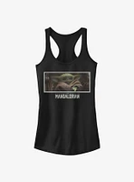 Star Wars The Mandalorian Child Stare Girls Tank Top