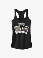 Star Wars The Mandalorian Travel Polaroids Girls Tank