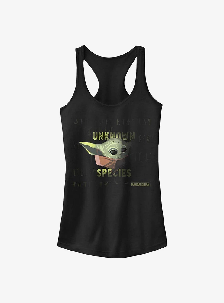 Star Wars The Mandalorian Unknown Species Child Girls Tank Top