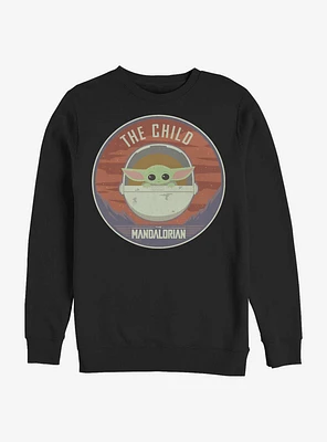 Star Wars The Mandalorian Child Bassinet Badge Sweatshirt
