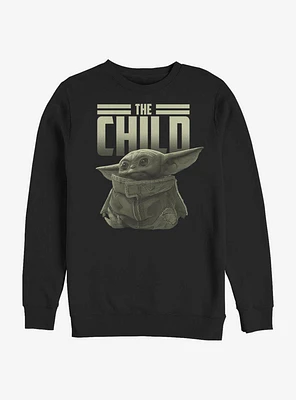 Star Wars The Mandalorian Child Title Crew Sweatshirt