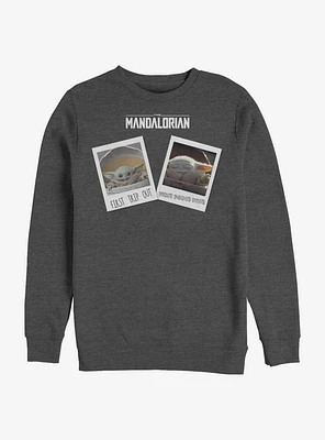 Star Wars The Mandalorian Travel Polaroids Crew Sweatshirt
