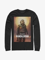 Star Wars The Mandalorian Alien Poster Long-Sleeve T-Shirt