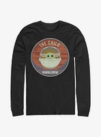 Star Wars The Mandalorian Child Bassinet Badge Long-Sleeve T-Shirt