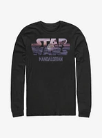 Star Wars The Mandalorian Child Logo Fill Long-Sleeve T-Shirt