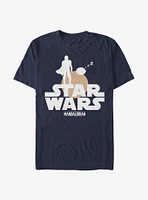 Star Wars The Mandalorian Sunset Duo T-Shirt