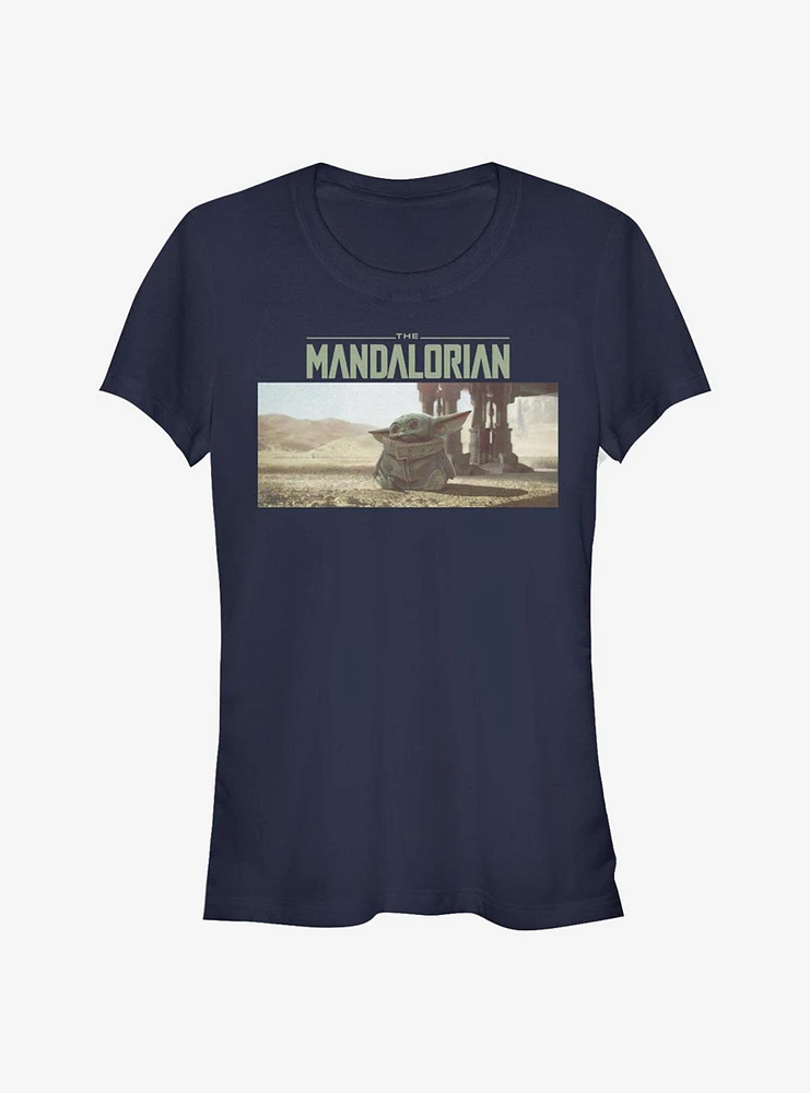 Star Wars The Mandalorian Child Still Looking Girls T-Shirt