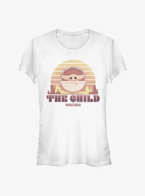 Star Wars The Mandalorian Sunset Child Girls T-Shirt